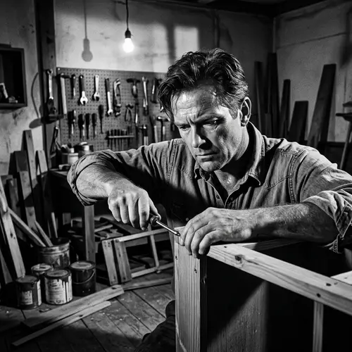 Film Noir-Inspired Character Study: John Reassembling Cupboard