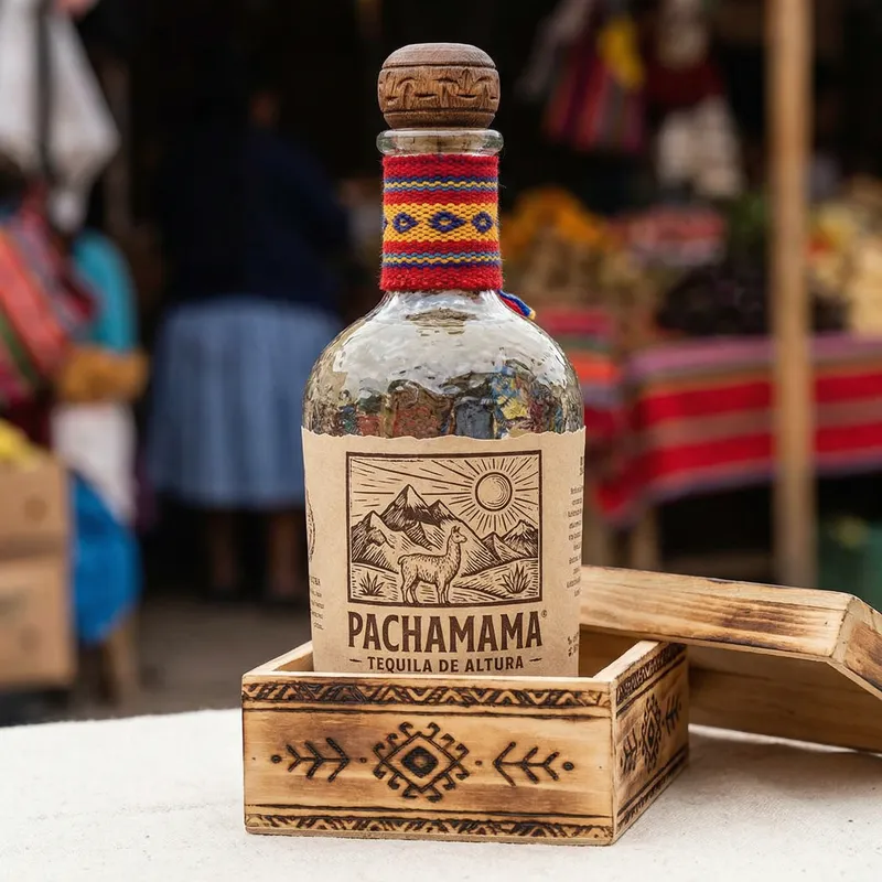 Premium Bolivian Tequila Packaging Design