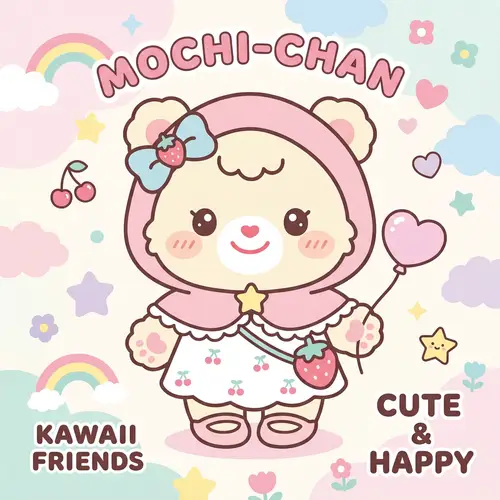 Adorable Kawaii Character Design Art
