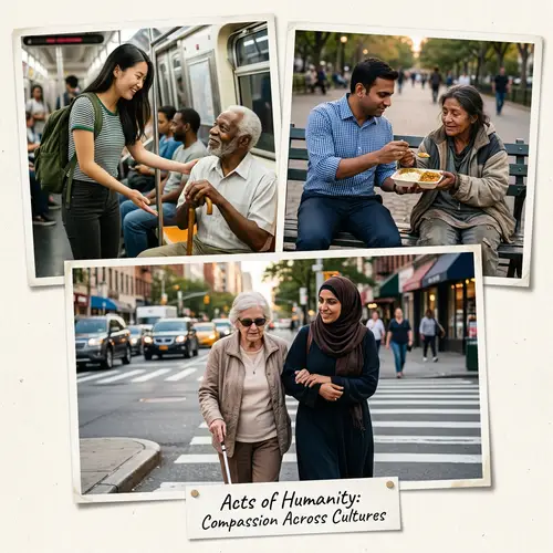 Acts of Kindness and Love Across Diverse Ethnicities