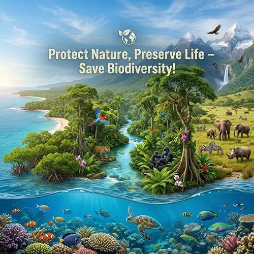 Protect Nature: Save Biodiversity for Future Generations