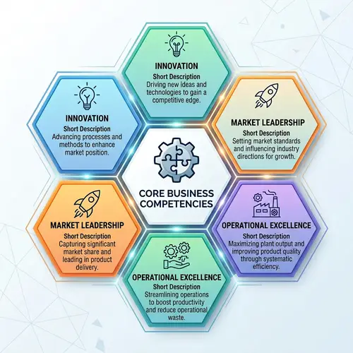 Hexagonal Business Competencies | Collaborative Synergy