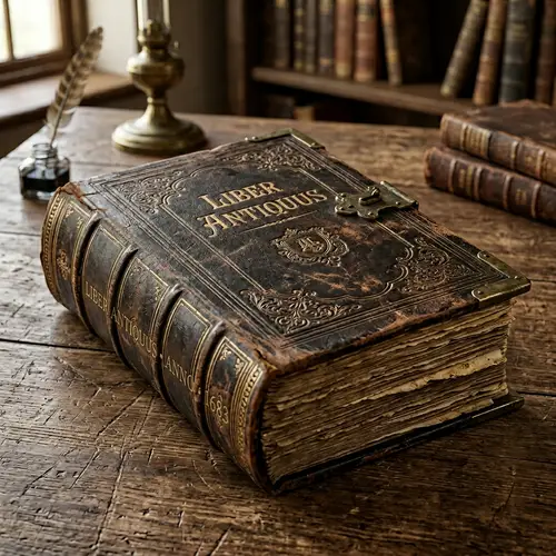 Antique Book 3D Render - Discover Timeless Beauty