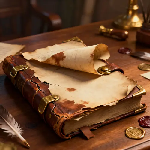 Antique Book 3D Render - Discover Timeless Beauty