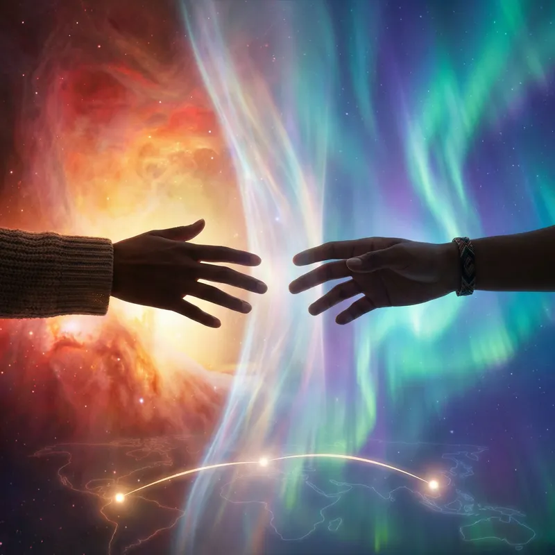 Colorful Long-Distance Love Imagery