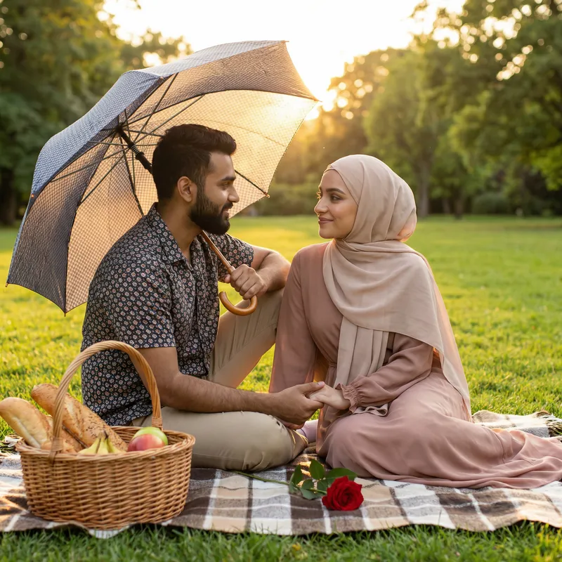 Expressing Pure Love: South Asian Man & Middle Eastern Woman