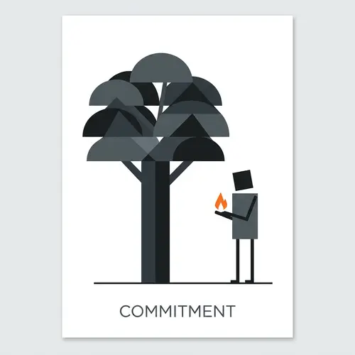 Minimalist Representation of Commitment
