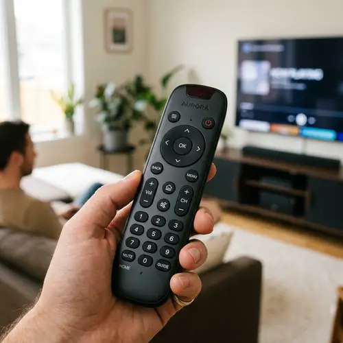 Sleek Modern Remote Control for All Devices