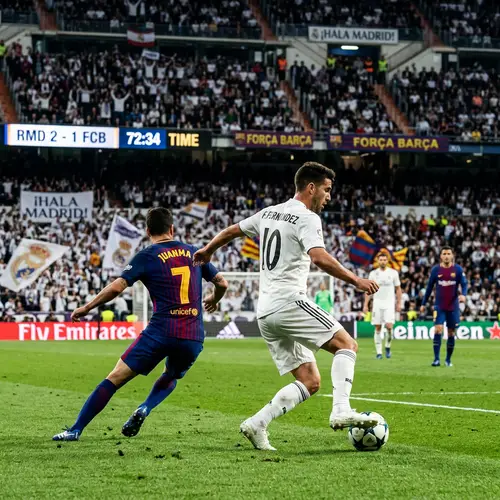 Exciting Soccer Action: F. Fernandez vs Juanma | Real Madrid vs Barcelona
