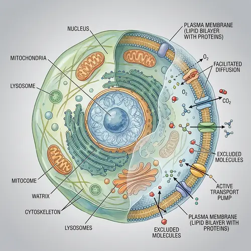 Cell Membrane Model: Explore Cellular Structure & Functions
