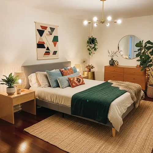 Japandi Glam Bedroom Design Ideas