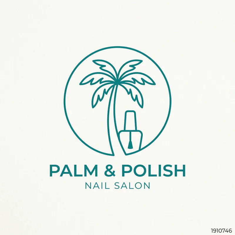 Logo Design: Palm Tree & Nail Polish