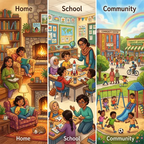 Vivid Learner Environments: Home, School, Community