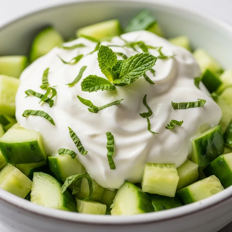 Cucumber Yogurt Mint Salad Recipe