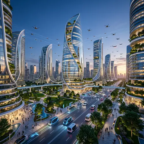 Sophisticated Futuristic Architectural Design