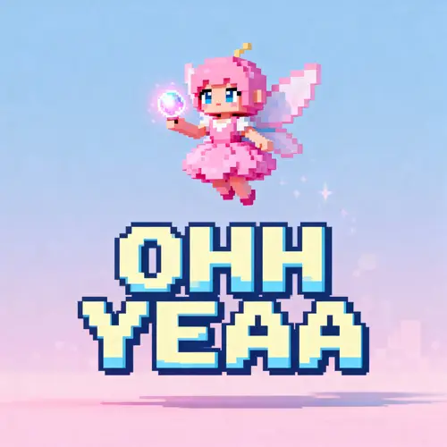 OHH YEAA Minecraft-Inspired Logo Design