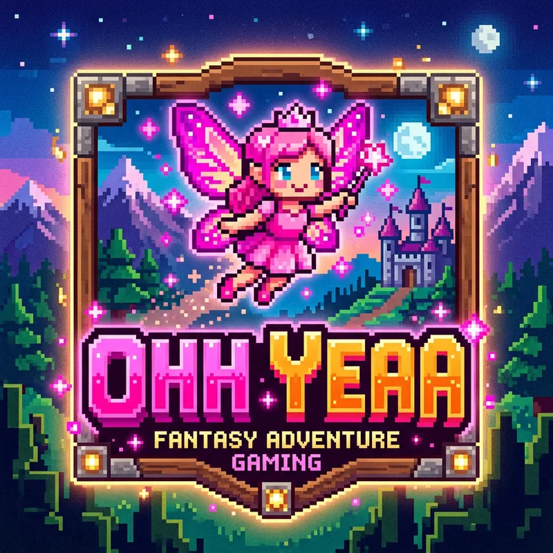 OHH YEAA Minecraft-Inspired Logo Design