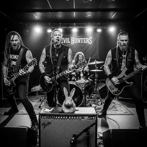 Devil Hunters: Hard Rock Band with Unique Flair