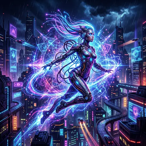 Futuristic Cybernetic Trance Album Art