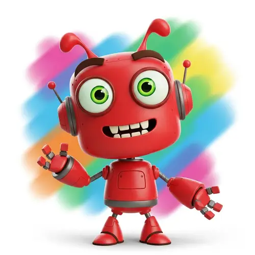 Cartoon Style Robot Images & Designs
