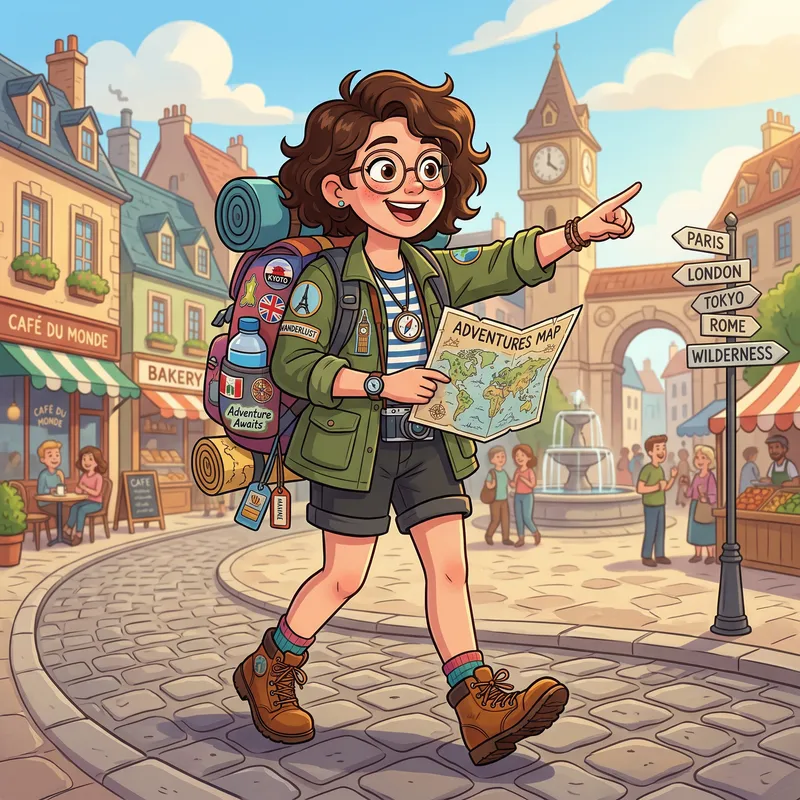 Fun Travel Cartoon Characters for Everyone