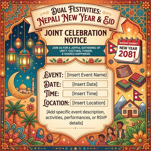 Celebrate Nepali New Year & Eid Festivities Together!