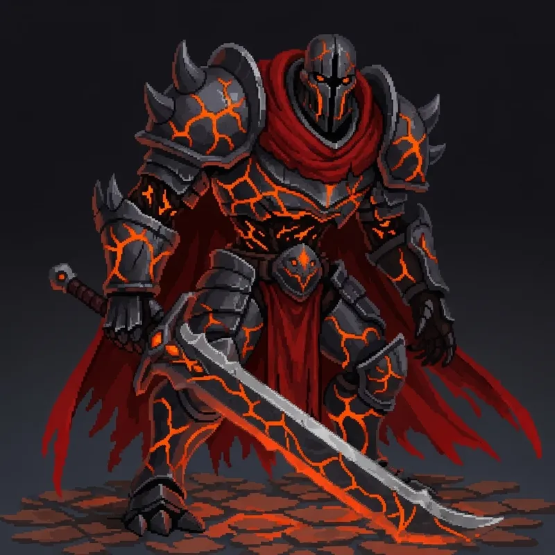 The Hollow: A Towering Revenant in Charcoal Armor