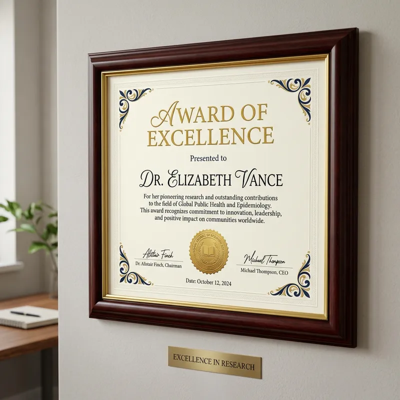 Award of Excellence Achievements Award of Excellence Achievements