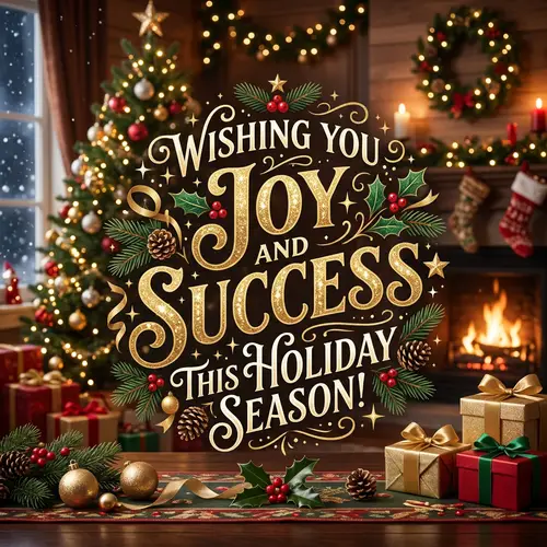 Wishing You Joy and Success This Holiday Season