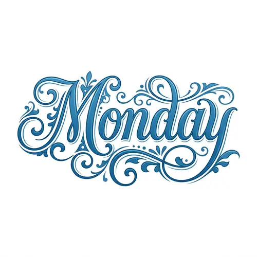 Elegant Monday Illustration - High Quality Design