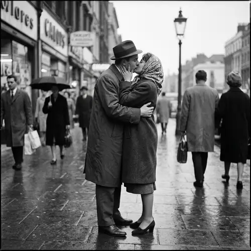 Romantic Couple Kissing Moments