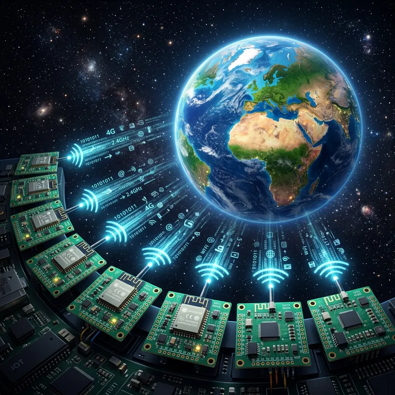 Wireless Microcontrollers Communication with the World