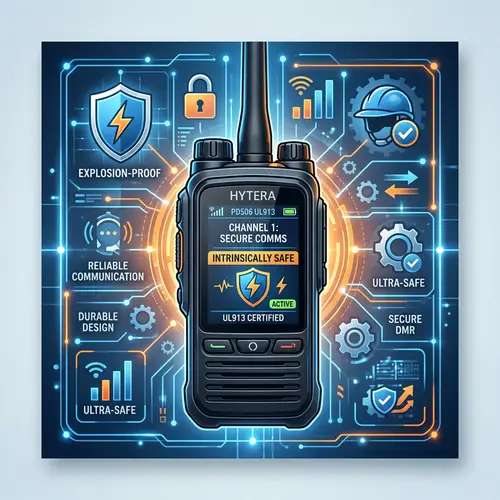 Hytera PD506 UL913 Intrinsically Safe Two-Way Radio | Techno Design