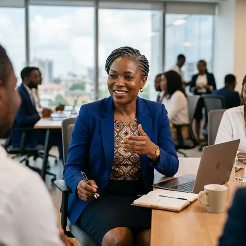 Professional African Woman - 45 Years of Experience