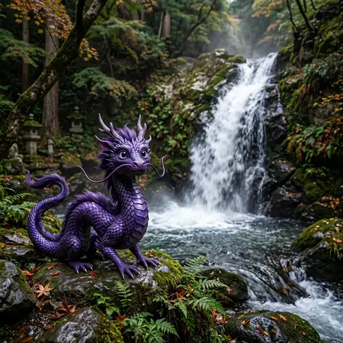 Young Traditional Japanese Dragon in UHD