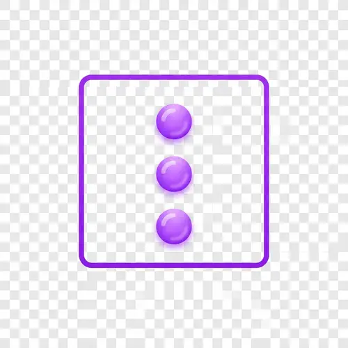 Purple Household Chemicals Separator Icon - 35x35 Pixels