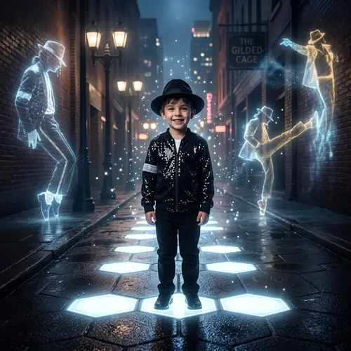 Magical Michael Jackson-Themed Photo of My Nephew