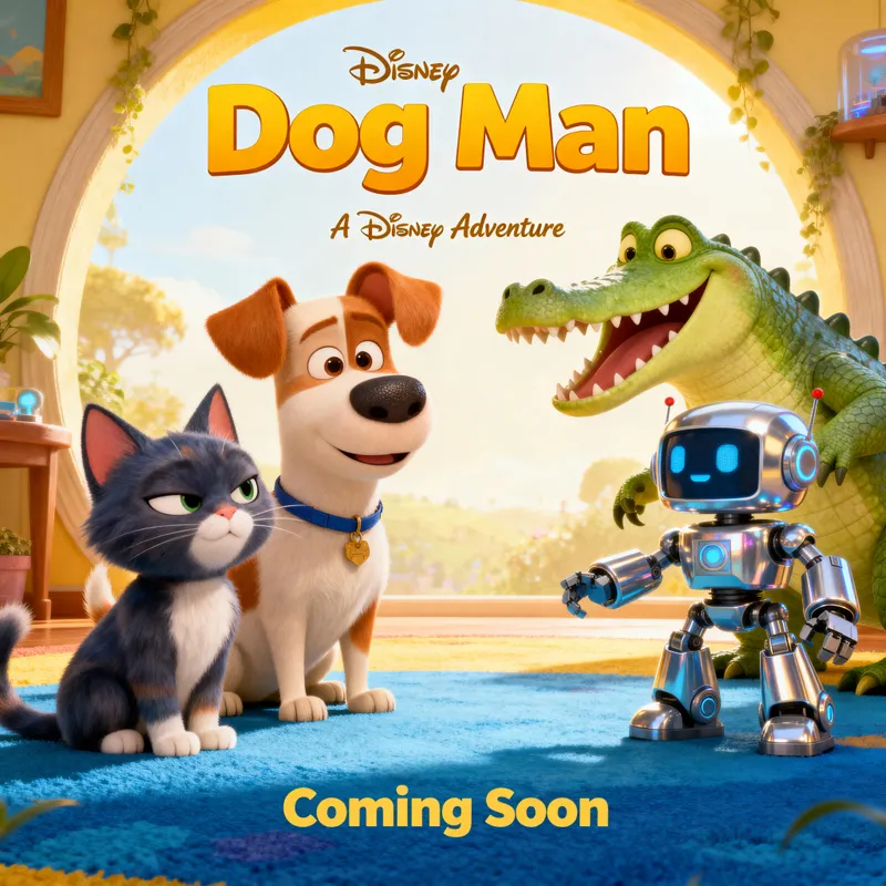 Dog Man: Disney Style Adventure Movies