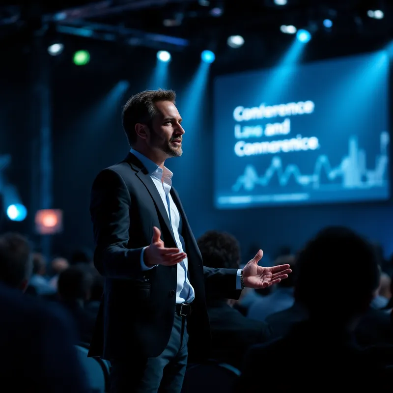 Keynote Speaker Model at Conference