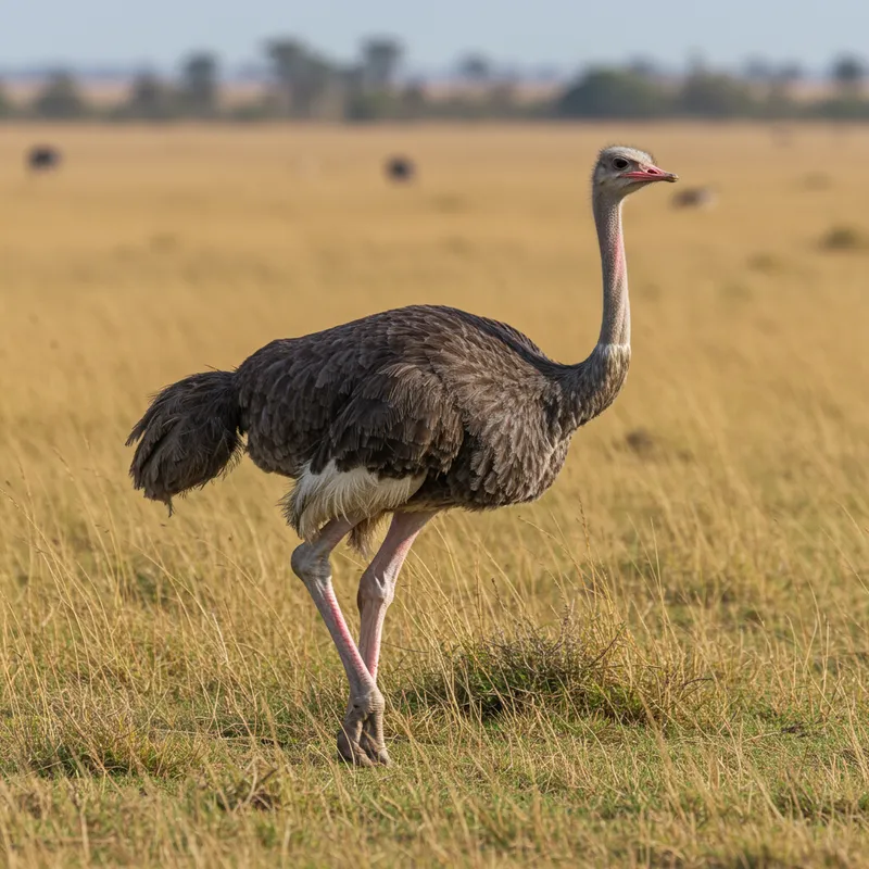 Common Ostrich: A Detailed View on the Savannah