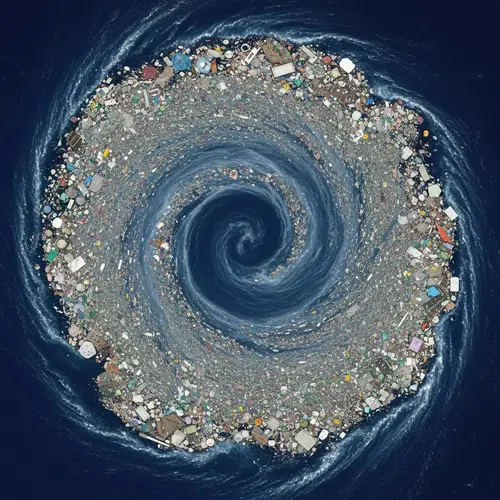 Satellite Photo of Caribbean Flotsam Islands