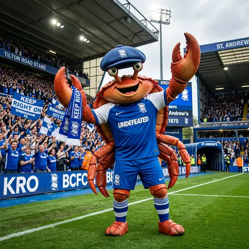 Beau Brummie: Birmingham FC Crab Mascot