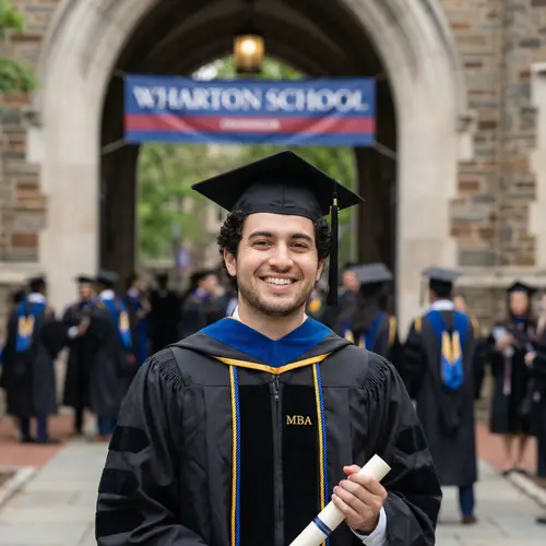 MBA Graduation Photo with Your Face