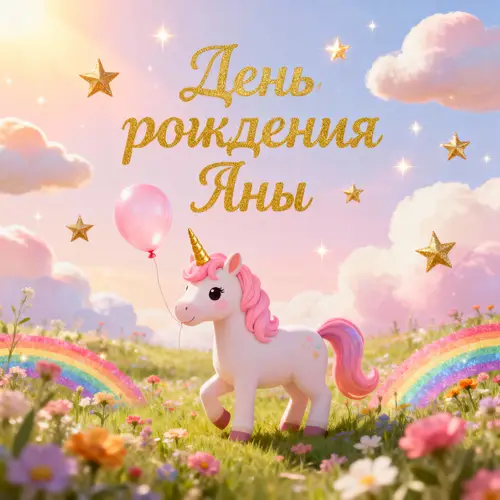 Unicorn Birthday Celebration for Yana