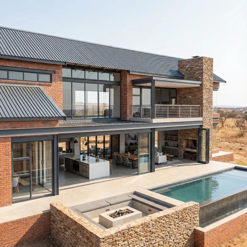 Stylish House Design for Hot African Climates