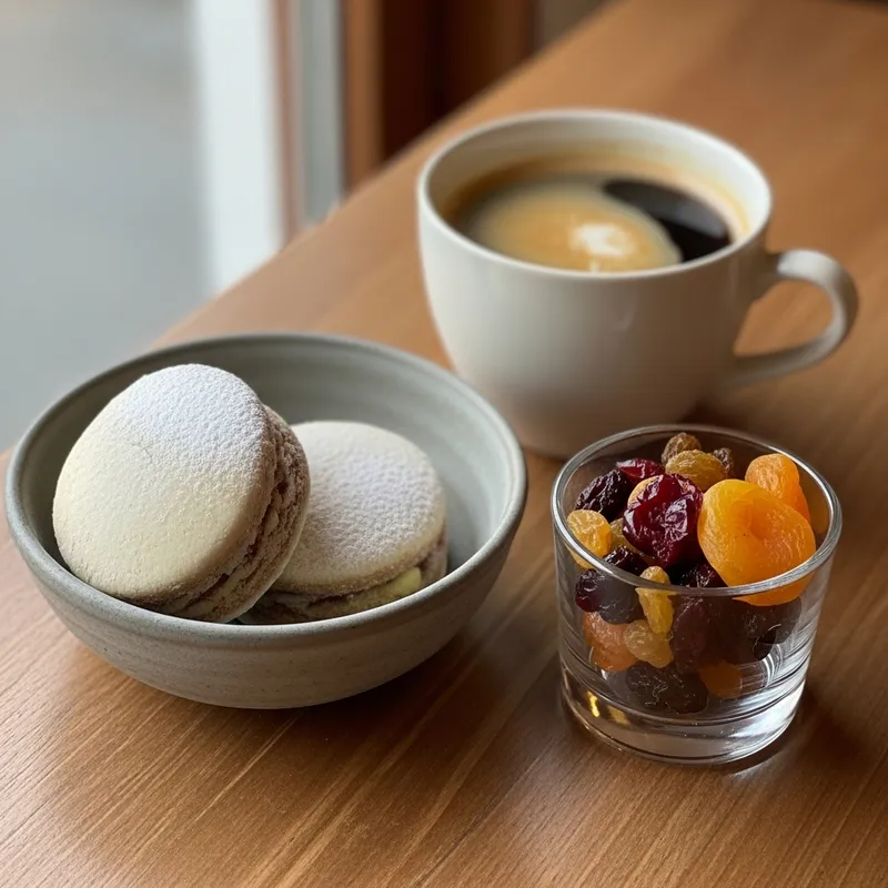 Delicious Alfajores and Coffee Delight