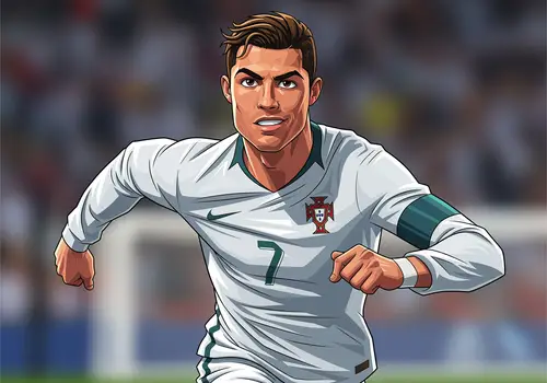 Ronaldo Cartoon in Stunning 4K Quality