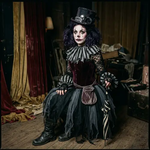 Gothic Clown Art and Culture
