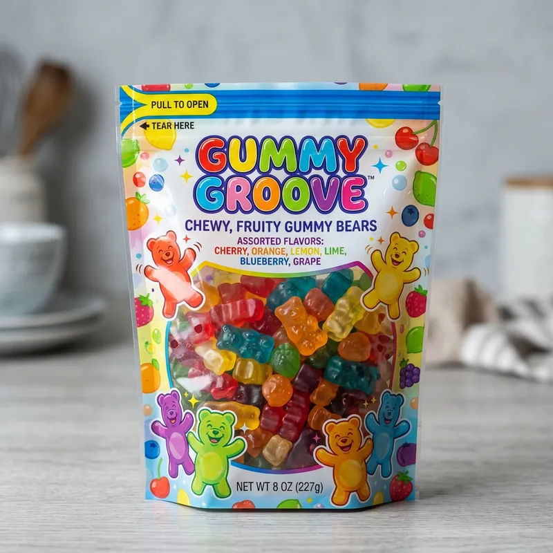 Colorful Gummy Bears Bag | Chewy & Fruity Candies Colorful Gummy Bears Bag | Chewy & Fruity Candies