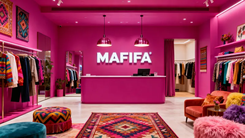 Maximalist Clothing Store Design with MAFIFA Touch